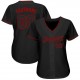 Custom Black Black-Red Authentic Baseball Jersey Custom Black Black-Red Authentic Baseball Jersey