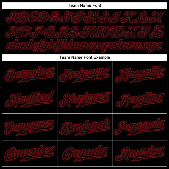 Custom Black Black-Red Authentic Baseball Jersey Custom Black Black-Red Authentic Baseball Jersey