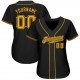Custom Black Gold Authentic Baseball Jersey Custom Black Gold Authentic Baseball Jersey