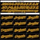 Custom Black Gold Authentic Baseball Jersey Custom Black Gold Authentic Baseball Jersey