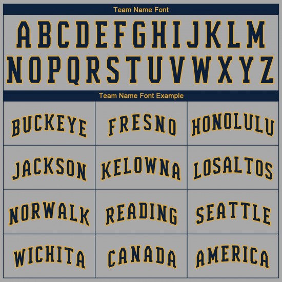 Custom Gray Navy-Old Gold Authentic Baseball Jersey Custom Gray Navy-Old Gold Authentic Baseball Jersey