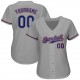 Custom Gray Royal-Red Authentic Baseball Jersey Custom Gray Royal-Red Authentic Baseball Jersey
