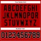Custom Red White Strip Black-White Authentic Baseball Jersey