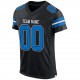 Custom Black Panther Blue-White Mesh Authentic Football Jersey Custom Black Panther Blue-White Mesh Authentic Football Jersey