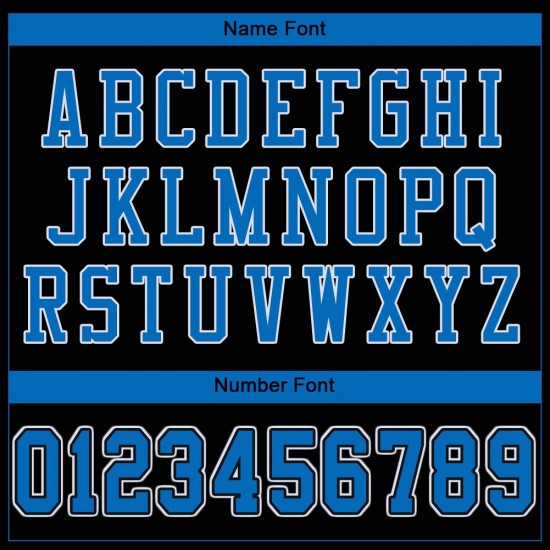 Custom Black Panther Blue-White Mesh Authentic Football Jersey Custom Black Panther Blue-White Mesh Authentic Football Jersey