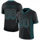 Custom Black Midnight Green-Gray Mesh Drift Fashion Football Jersey Custom Black Midnight Green-Gray Mesh Drift Fashion Football Jersey