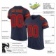 Custom Navy Red-Old Gold Mesh Authentic Football Jersey Custom Navy Red-Old Gold Mesh Authentic Football Jersey