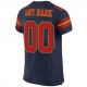 Custom Navy Scarlet-Gold Mesh Authentic Football Jersey Custom Navy Scarlet-Gold Mesh Authentic Football Jersey
