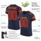 Custom Navy Scarlet-Gold Mesh Authentic Football Jersey Custom Navy Scarlet-Gold Mesh Authentic Football Jersey