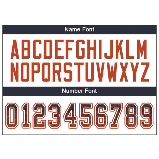 Custom Navy Orange-White Mesh Drift Fashion Football Jersey Custom Navy Orange-White Mesh Drift Fashion Football Jersey