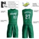 Custom Kelly Green White Round Neck Suit Basketball Jersey Custom Kelly Green White Round Neck Suit Basketball Jersey