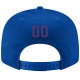 Custom Royal Royal-Red Stitched Adjustable Snapback Hat