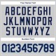 Custom Gray Navy-Powder Blue Authentic Baseball Jersey Custom Gray Navy-Powder Blue Authentic Baseball Jersey