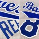 Custom Gray Royal-White Authentic Baseball Jersey Custom Gray Royal-White Authentic Baseball Jersey