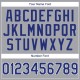 Custom Gray Royal-White Baseball Jersey Custom Gray Royal-White Baseball Jersey