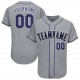 Custom Gray Purple-Black Baseball Jersey Custom Gray Purple-Black Baseball Jersey