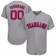 Custom Gray Red-Navy Baseball Jersey Custom Gray Red-Navy Baseball Jersey