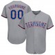 Custom Gray Royal-Red Baseball Jersey Custom Gray Royal-Red Baseball Jersey