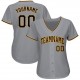 Custom Gray Black-Gold Baseball Jersey Custom Gray Black-Gold Baseball Jersey