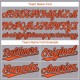 Custom Gray Orange-Black Baseball Jersey Custom Gray Orange-Black Baseball Jersey