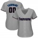 Custom Gray Black-Orange Baseball Jersey Custom Gray Black-Orange Baseball Jersey