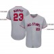 Custom Gray Red-Navy Baseball Jersey Custom Gray Red-Navy Baseball Jersey